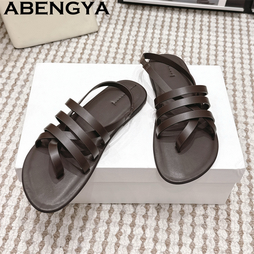 Ethnic Fashion For Women - Ethnic Style Narrowband Flip Flops Flat