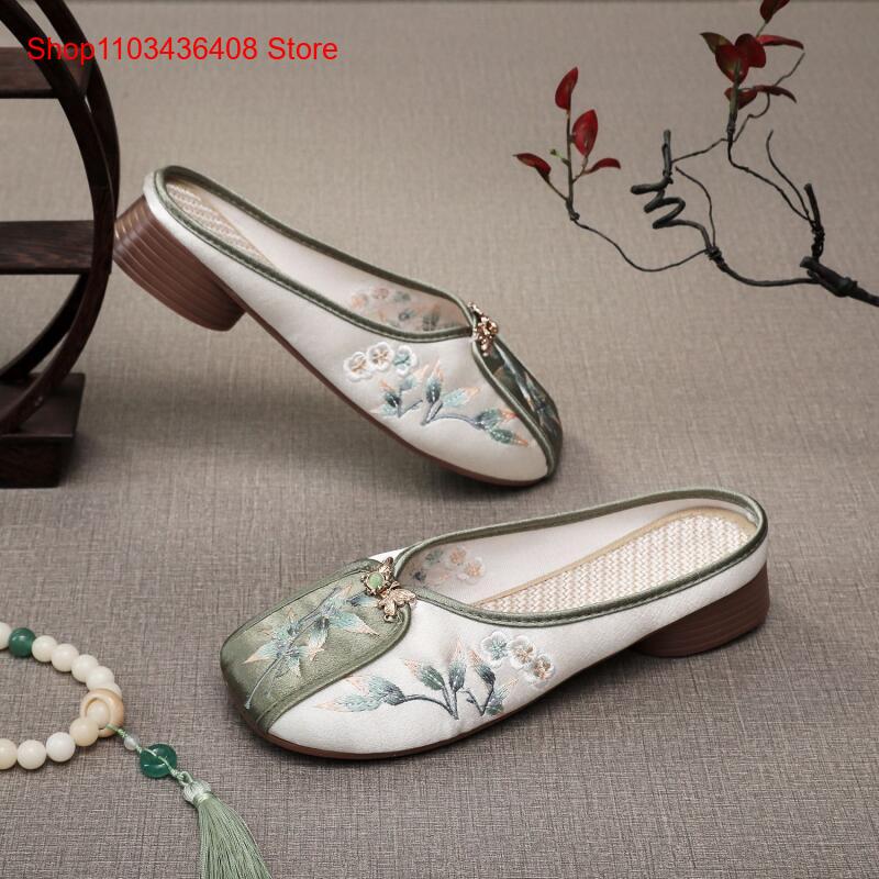 New Embroidered Slippers for H - Ethnic Fashion For Women ulasan dan harga