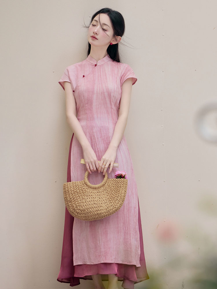 Spring summer vietnam aodai ch - Ao Dai Vietnam Dress ulasan dan harga