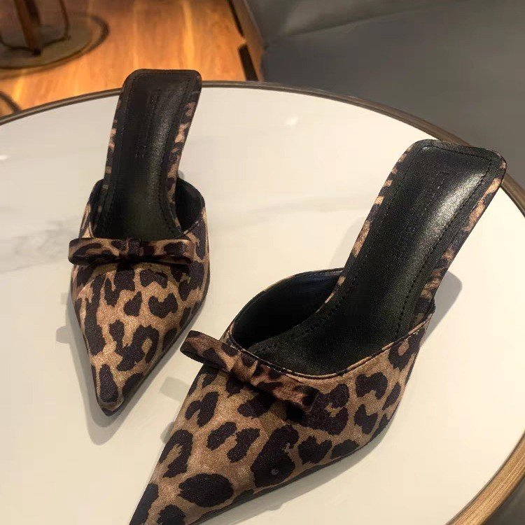 women's leopard-print pointed  - Ethnic Fashion For Women ulasan dan harga