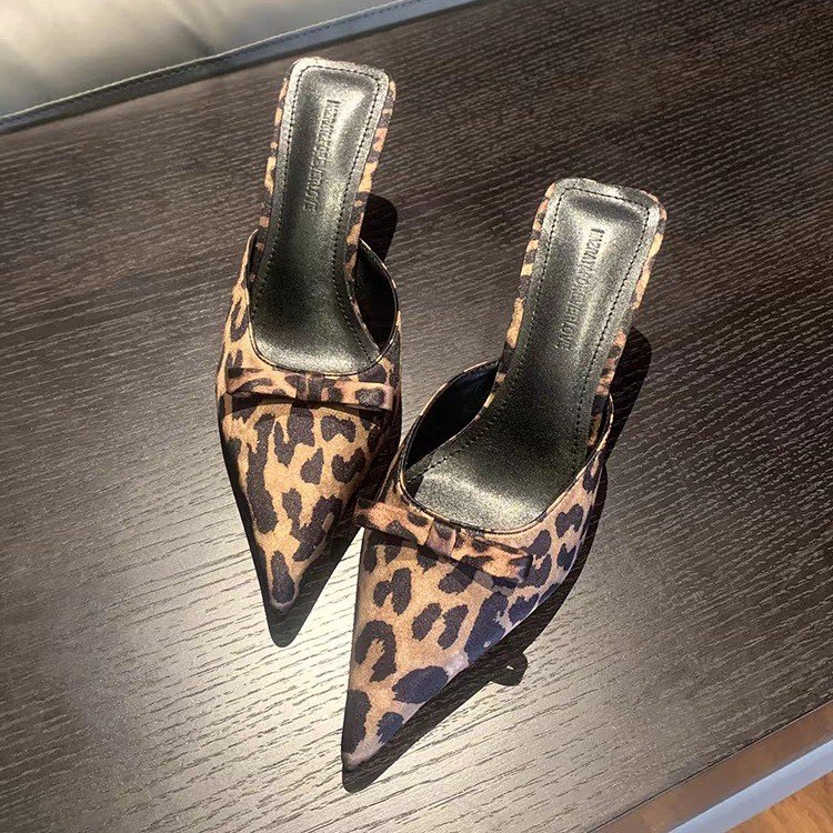 women's leopard-print pointed  - Ethnic Fashion For Women ulasan dan harga