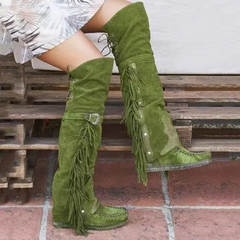 Fashion Bohemia Knee-length Wo - Ethnic Fashion For Women ulasan dan harga