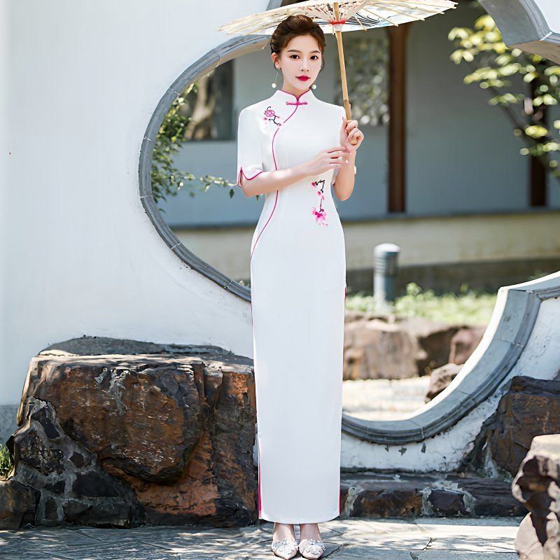 Woman Aodai Vietnam Dress Shor - Ao Dai Vietnam Dress ulasan dan harga