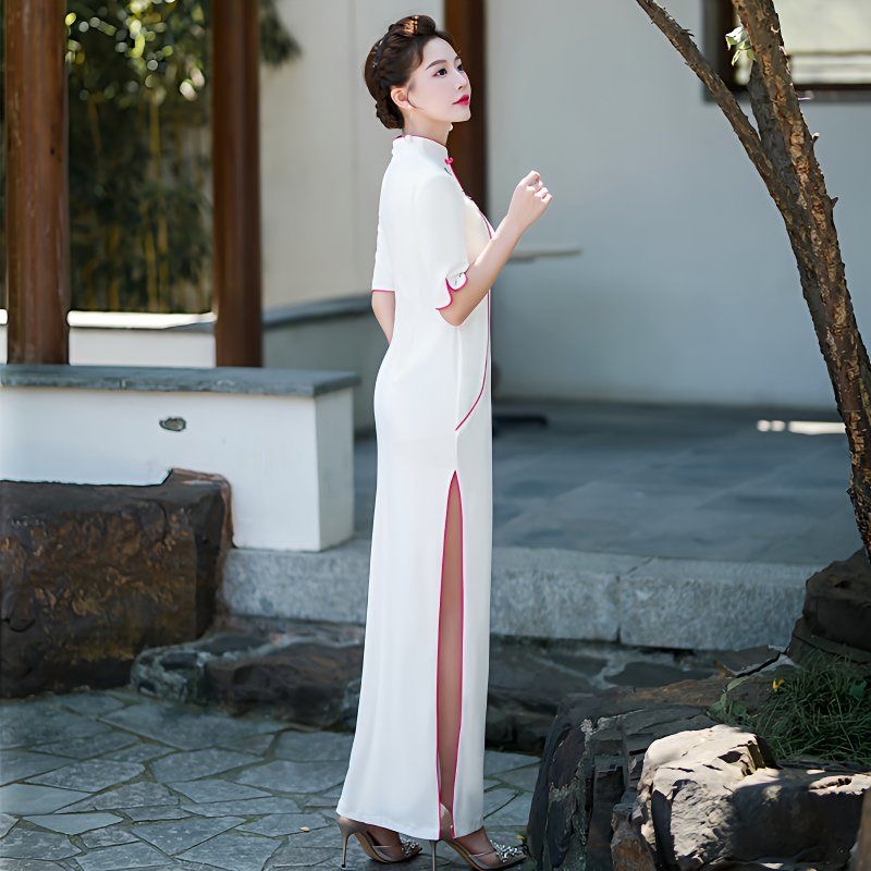 Woman Aodai Vietnam Dress Shor - Ao Dai Vietnam Dress ulasan dan harga