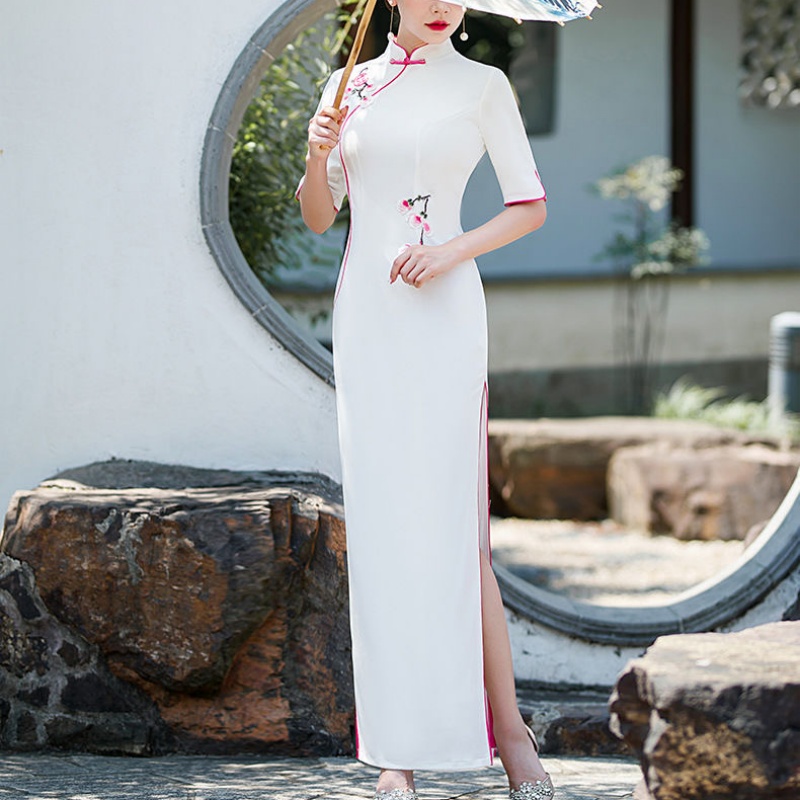 Woman Aodai Vietnam Dress Shor - Ao Dai Vietnam Dress ulasan dan harga