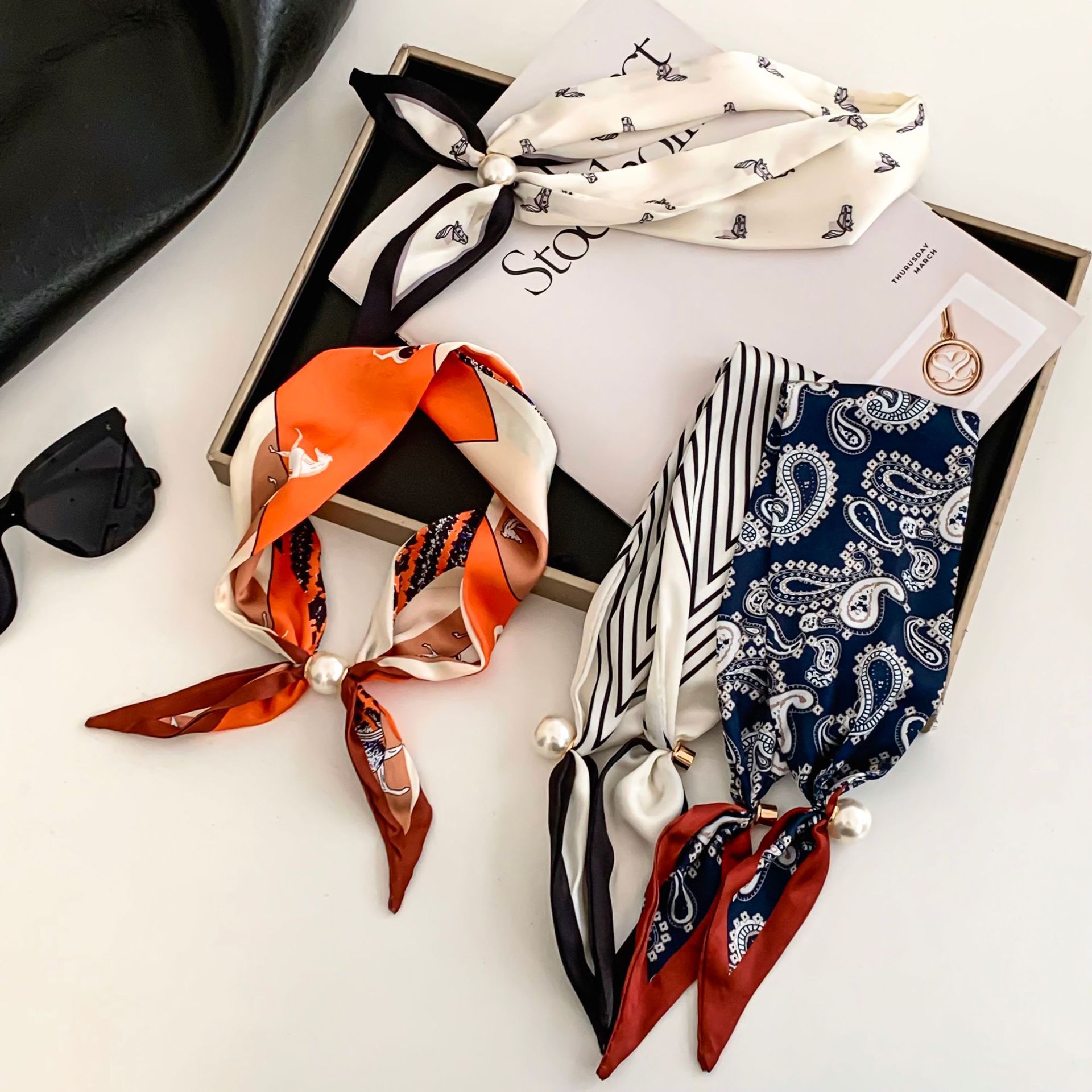 Cashew Flower Silk Scarf Effor - Ethnic Fashion Collection ulasan dan harga