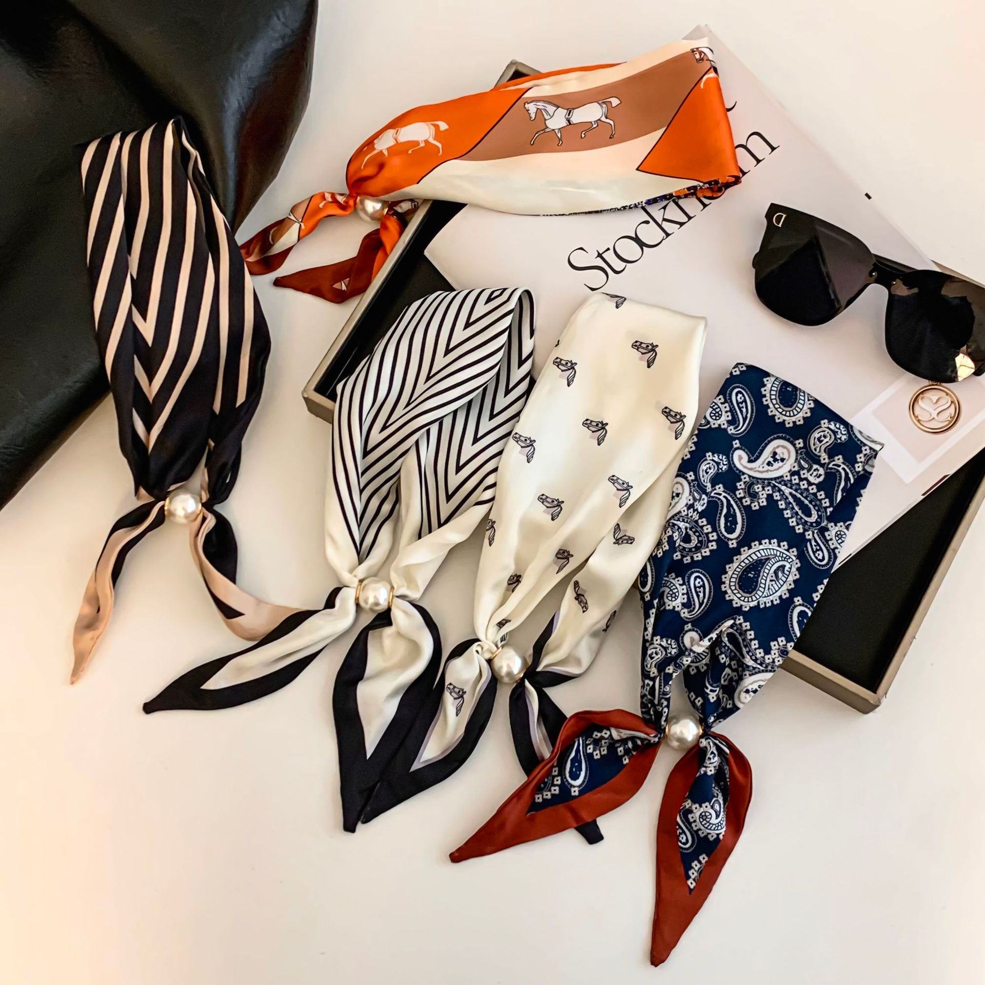 Cashew Flower Silk Scarf Effor - Ethnic Fashion Collection ulasan dan harga