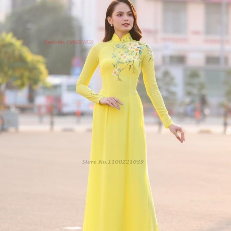 2026 traditional ao dai impro - Ao Dai Vietnam Dress ulasan dan harga