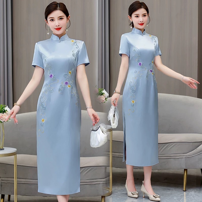 Women Ethnic Style Aodai  Cheo - Ao Dai Vietnam Dress ulasan dan harga