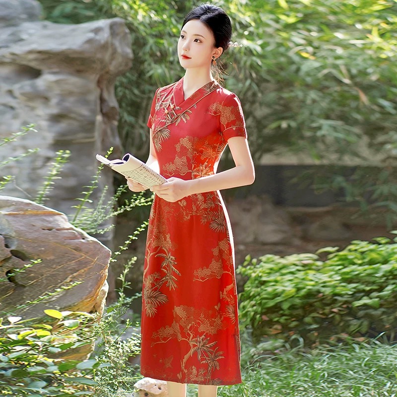 Vietnam Aodai Cheongsam Vintag - Ao Dai Vietnam Dress ulasan dan harga