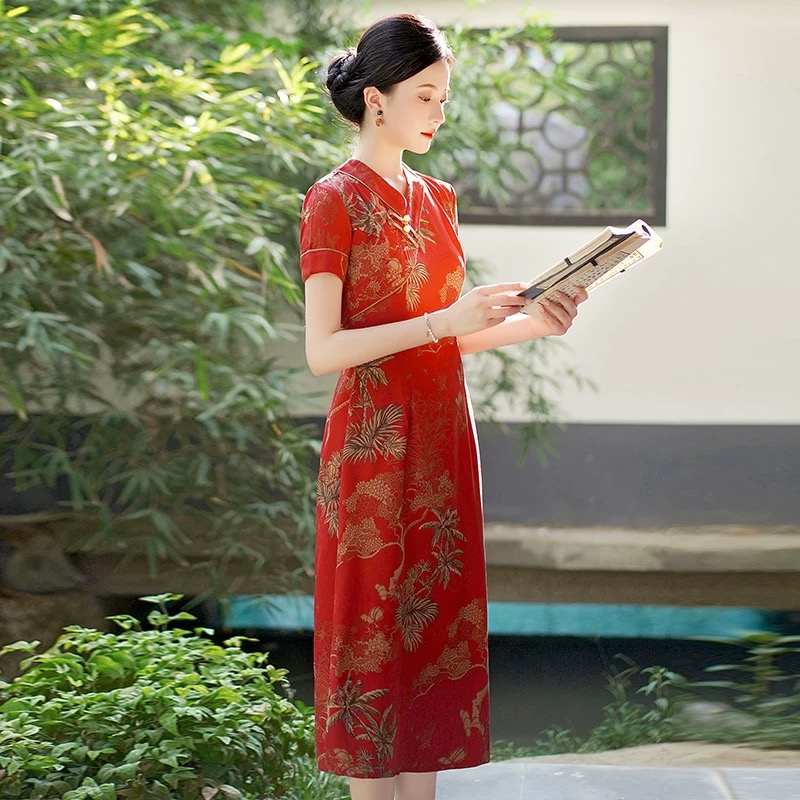 Vietnam Aodai Cheongsam Vintag - Ao Dai Vietnam Dress ulasan dan harga
