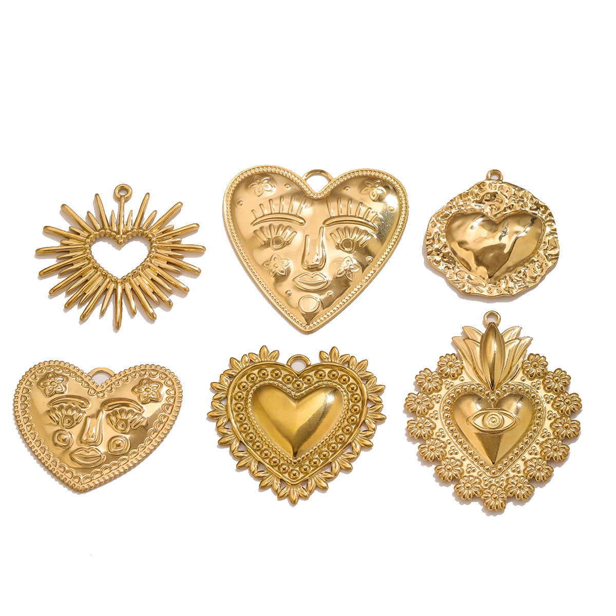 5Pcs PVD Gold Stainless Steel  - Ethnic Fashion Collection ulasan dan harga