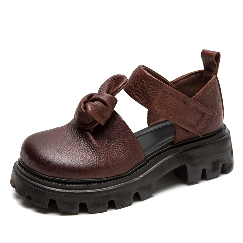 5cm Ethnic Knot Platform Wedge - Ethnic Fashion For Women ulasan dan harga