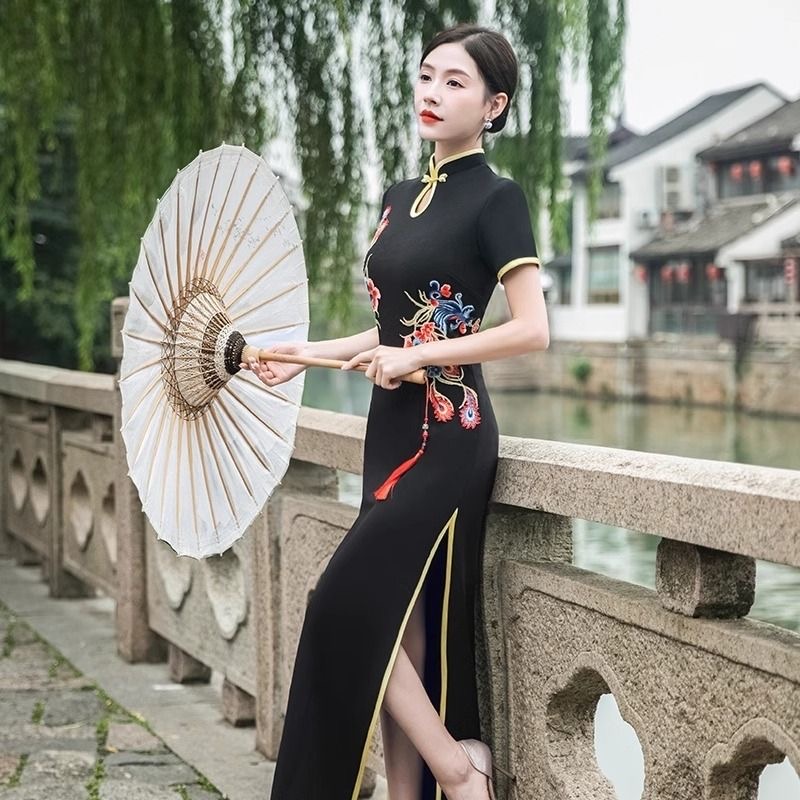 Women Traditional Vietnam Aoda - Ao Dai Vietnam Dress ulasan dan harga