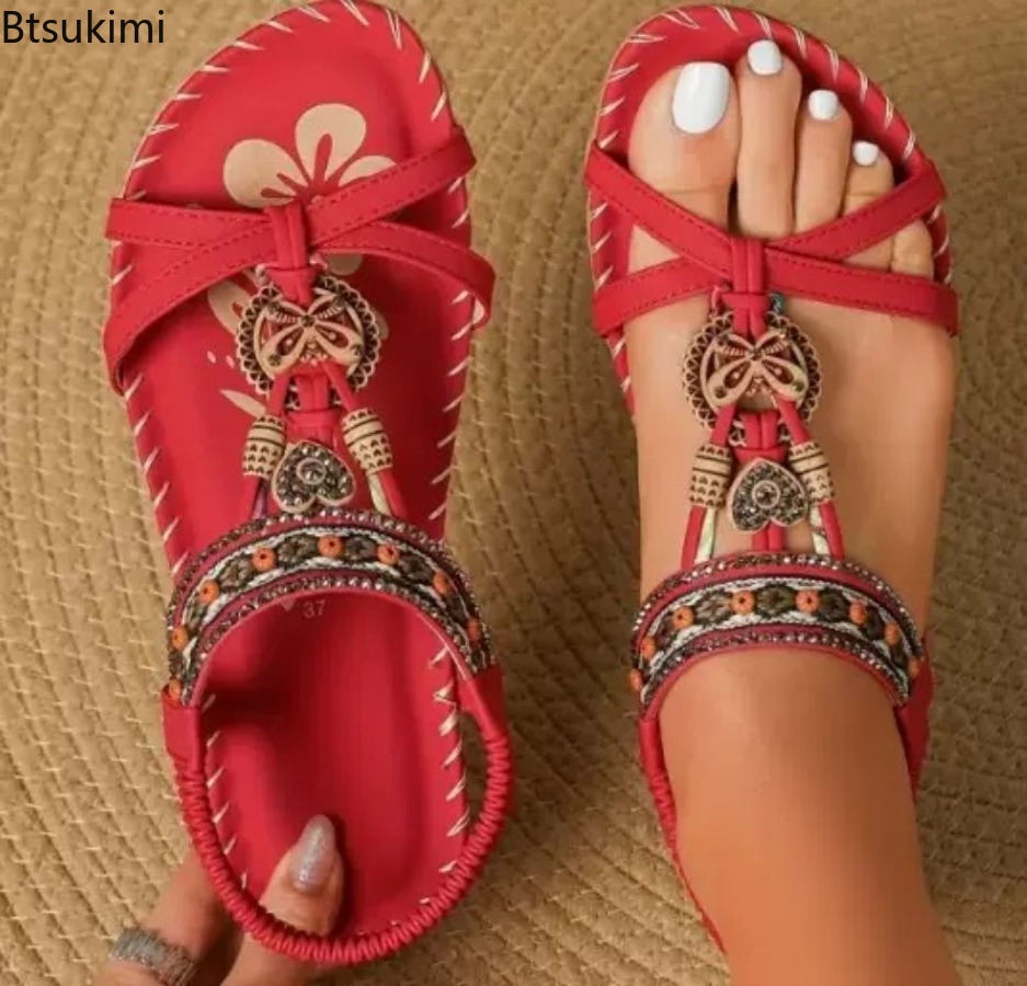 Women Bohemian Sandals Outdoor - Ethnic Fashion For Women ulasan dan harga