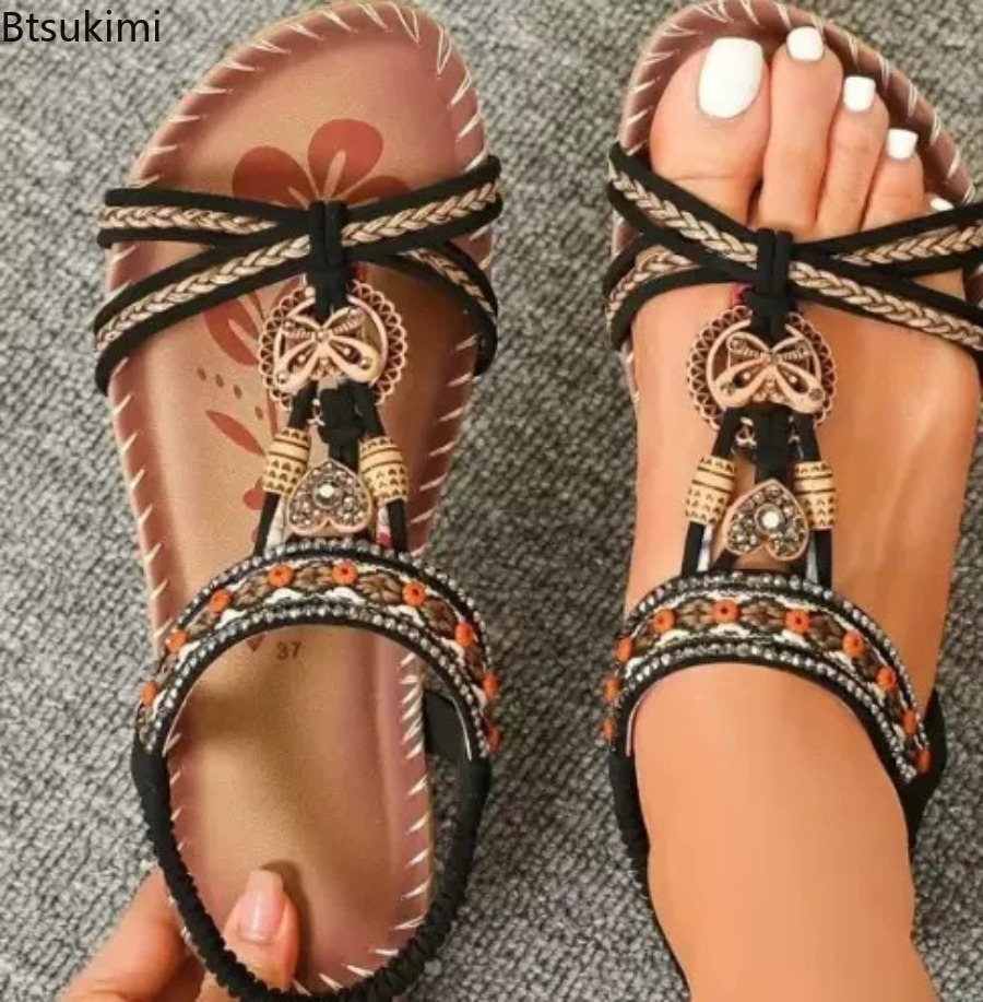 Women Bohemian Sandals Outdoor - Ethnic Fashion For Women ulasan dan harga