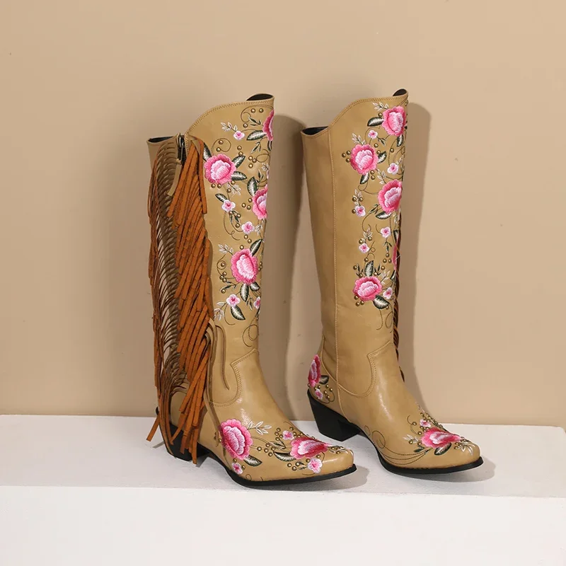 Fashion Embroidery Flower West - Ethnic Fashion For Women ulasan dan harga