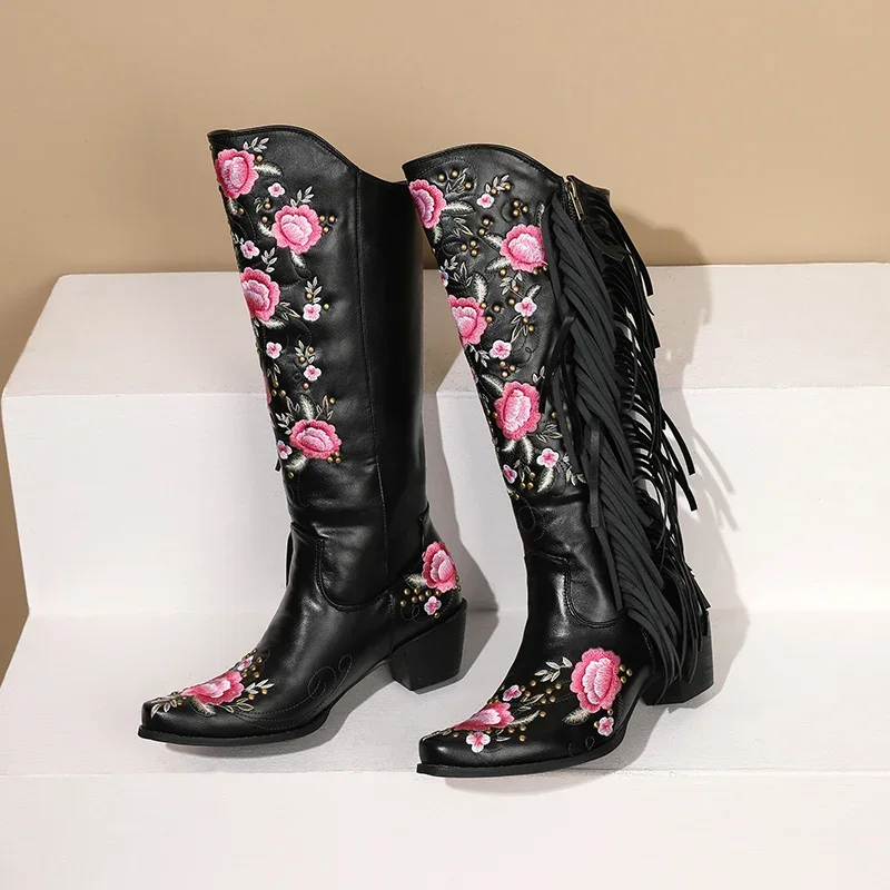 Fashion Embroidery Flower West - Ethnic Fashion For Women ulasan dan harga