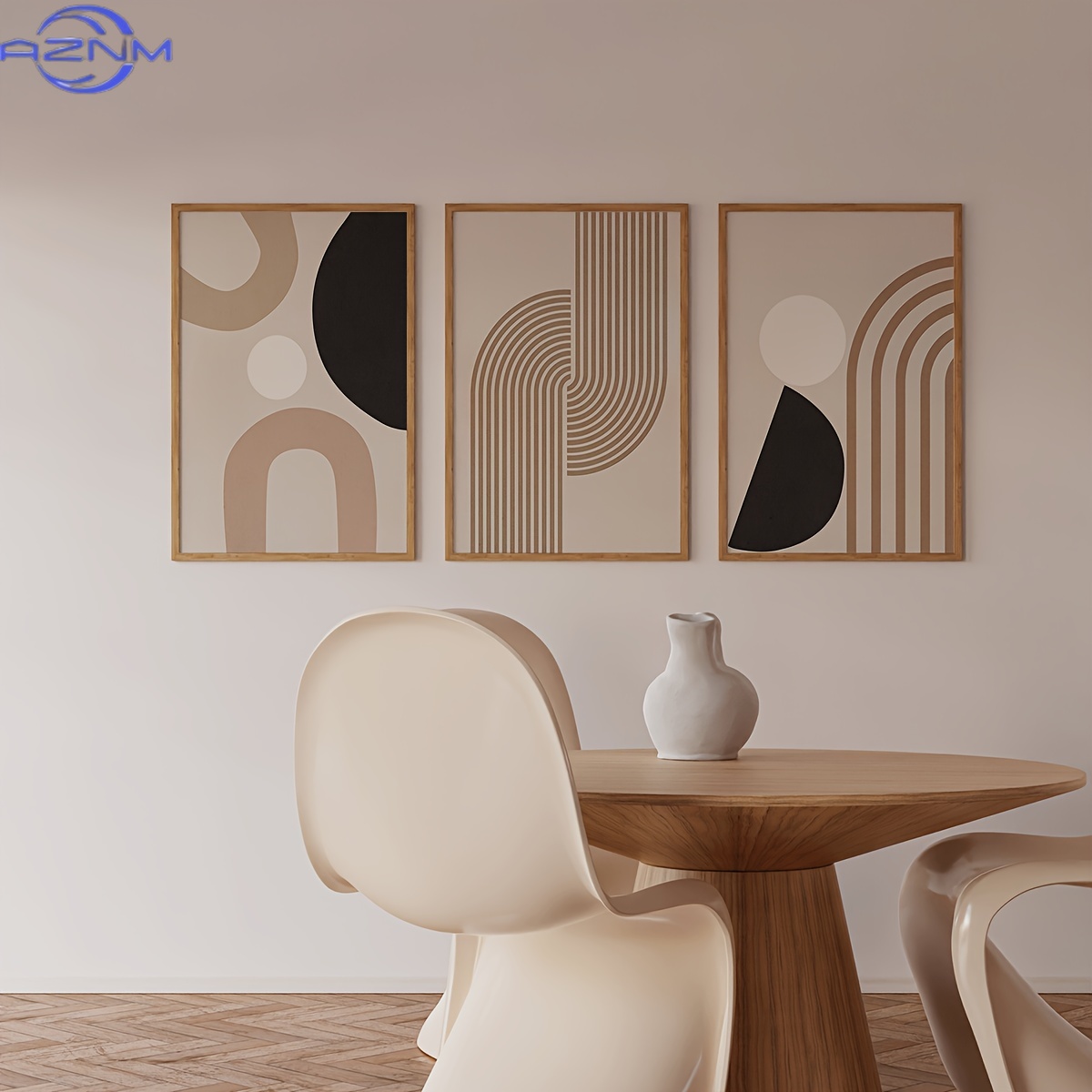 3pcs Modern Minimalist Abstrac - Ethnic Fashion Collection ulasan dan harga