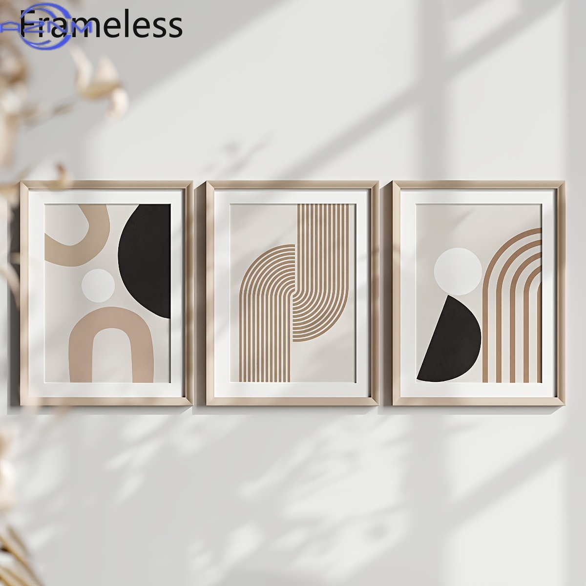 3pcs Modern Minimalist Abstrac - Ethnic Fashion Collection ulasan dan harga