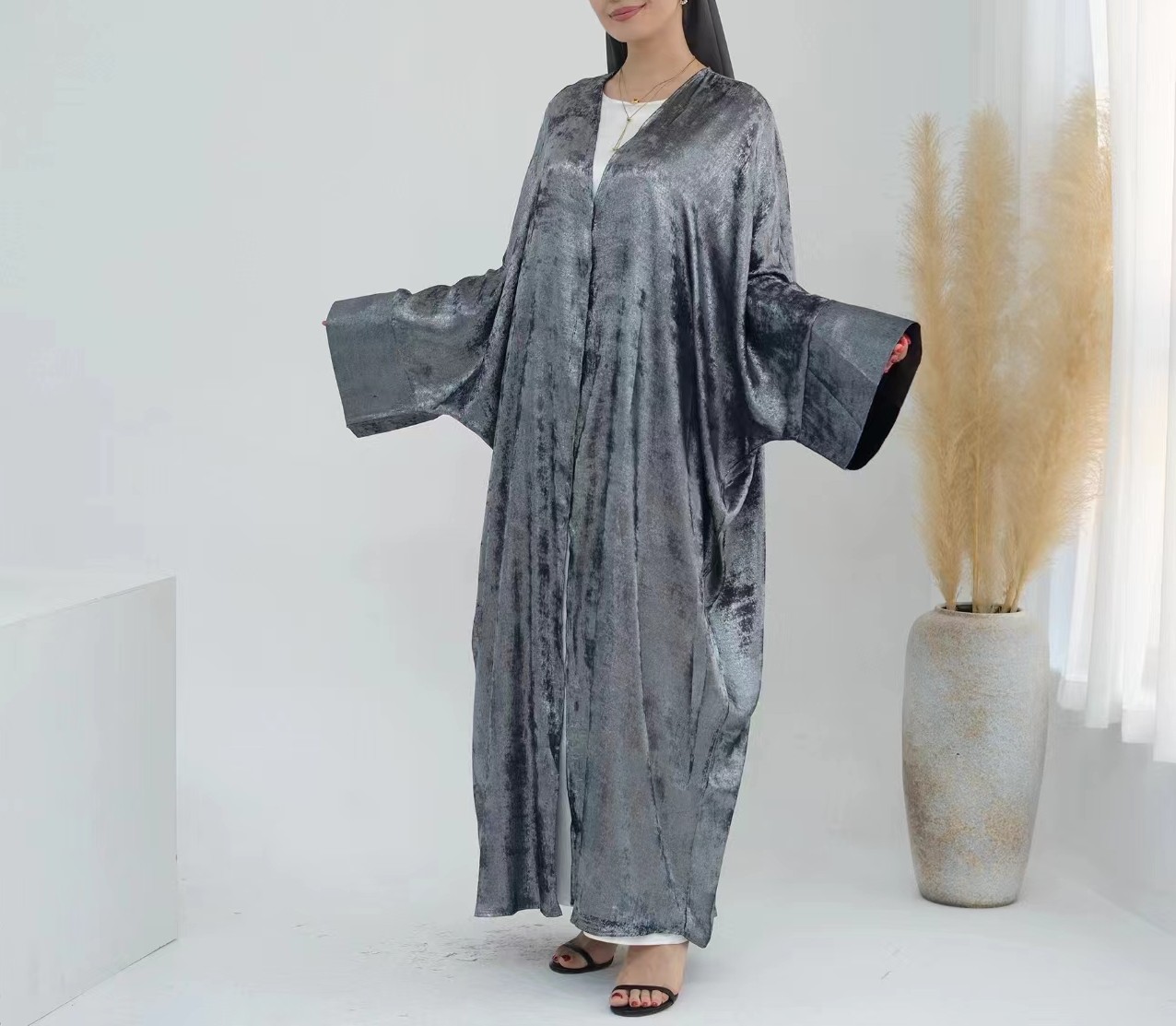 Fashionable Patchwork Open Car - Ethnic Fashion Designers ulasan dan harga
