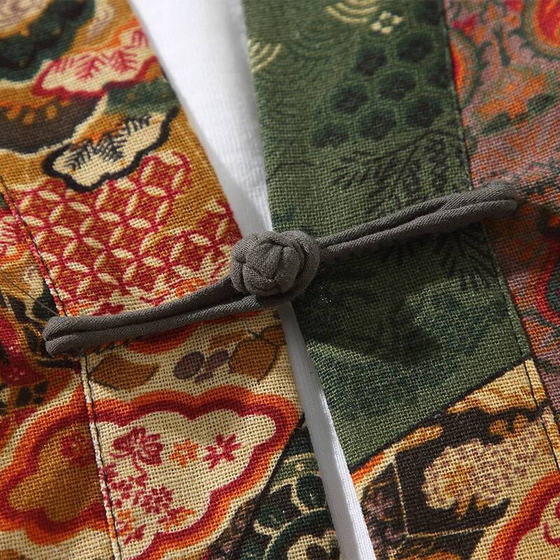 Ethnic Style Print Yukata Men  - Ethnic Fashion For Women ulasan dan harga
